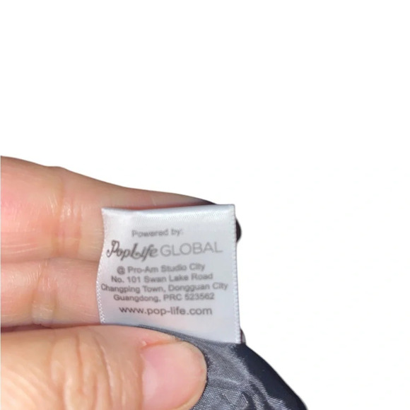 New Poplife  Popaganda Pro am infamous 6 black windbreaker Vintage 80s 90s style - Picture 8 of 8